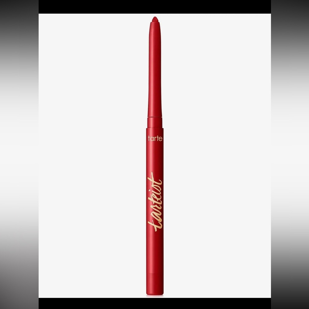 TARTE Tartiest Lip Crayon Thirsty red Full Size 0.01oz New In Box